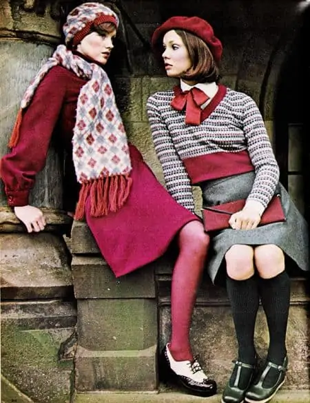 Seventies 70's Fashion Ladies in Berets